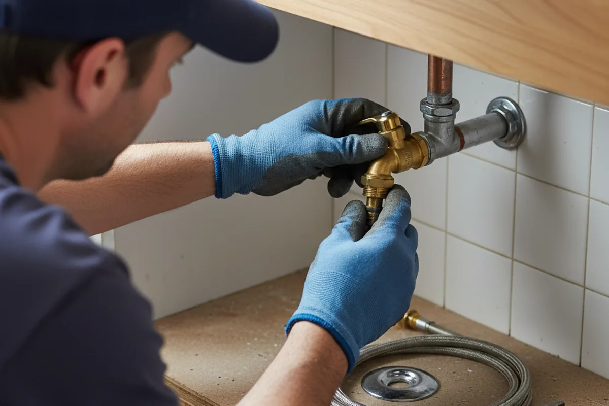 Shutoff valve and fitting work during Emergency Plumbing in Commerce City